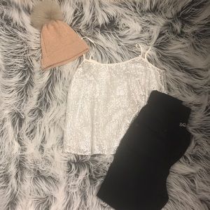 JLo Sparkle Crop Top